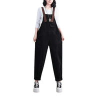 Salopette en Nylon Noir pour Femme