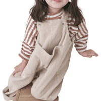 Salopette Enfant en Coton Côtelé