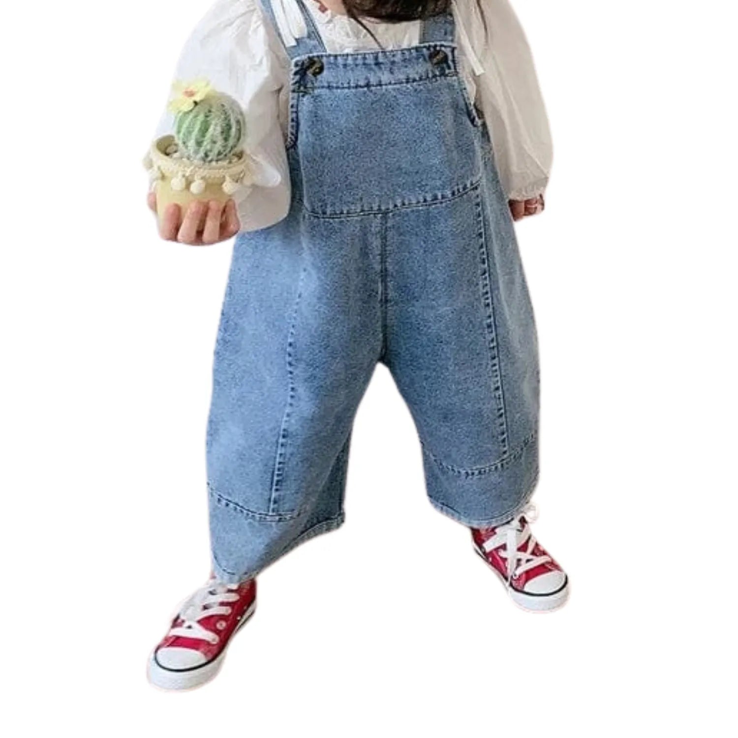 Salopette Enfant en Jean Décontractée - Style Intemporel et Confortable - Salopette Mania