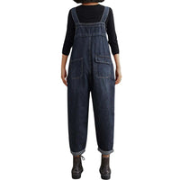Salopette Femme en Jean Brut Vintage