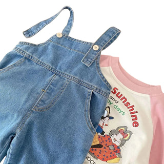 Salopette Jean Enfant Style Lapin – Confort et Fantaisie - Salopette Mania