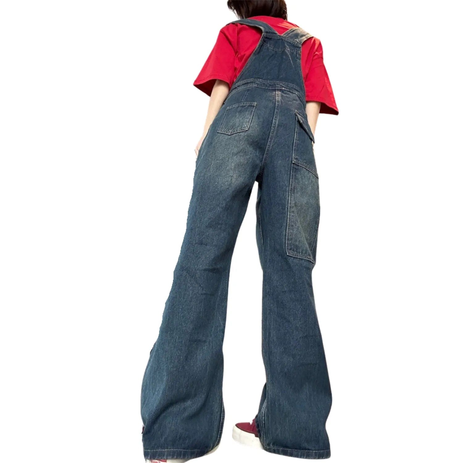 Salopette Jean Oversize pour Femme – Style Urbain et Confort Moderne - Salopette Mania