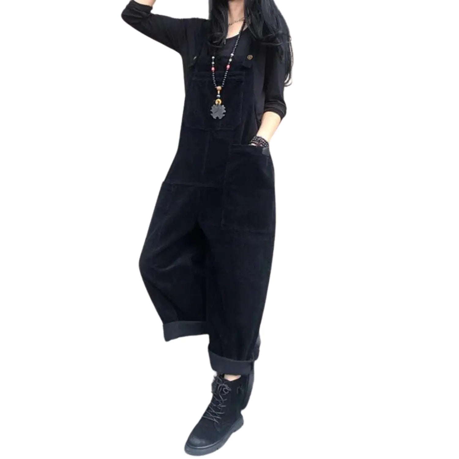 Salopette Look Vintage et Confortable pour Femme - Salopette Mania