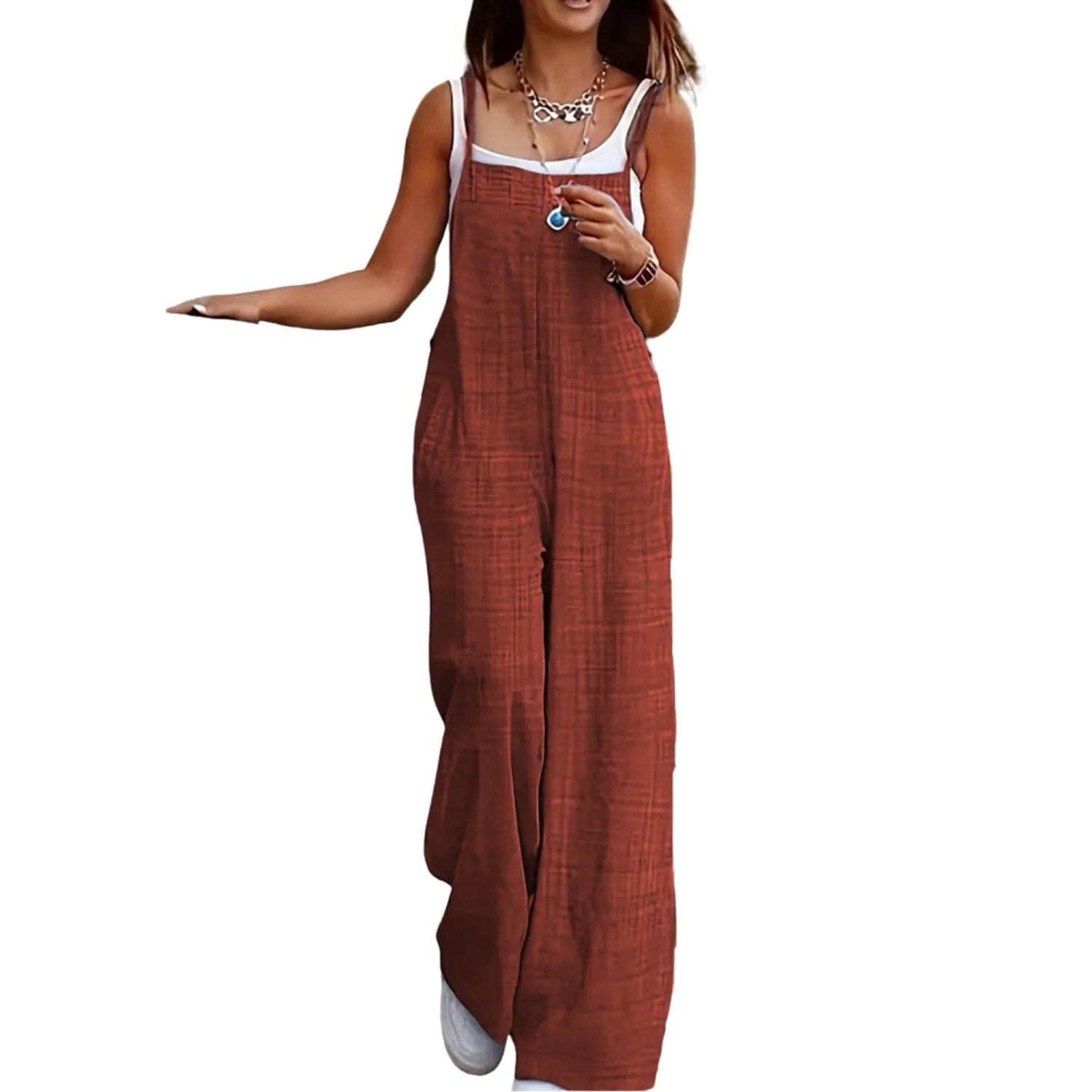 Salopette Robe Femme en Coton – Élégance Décontractée et Confort Naturel - Salopette Mania