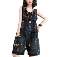 Salopette Robe Femme Style Oversize Noire