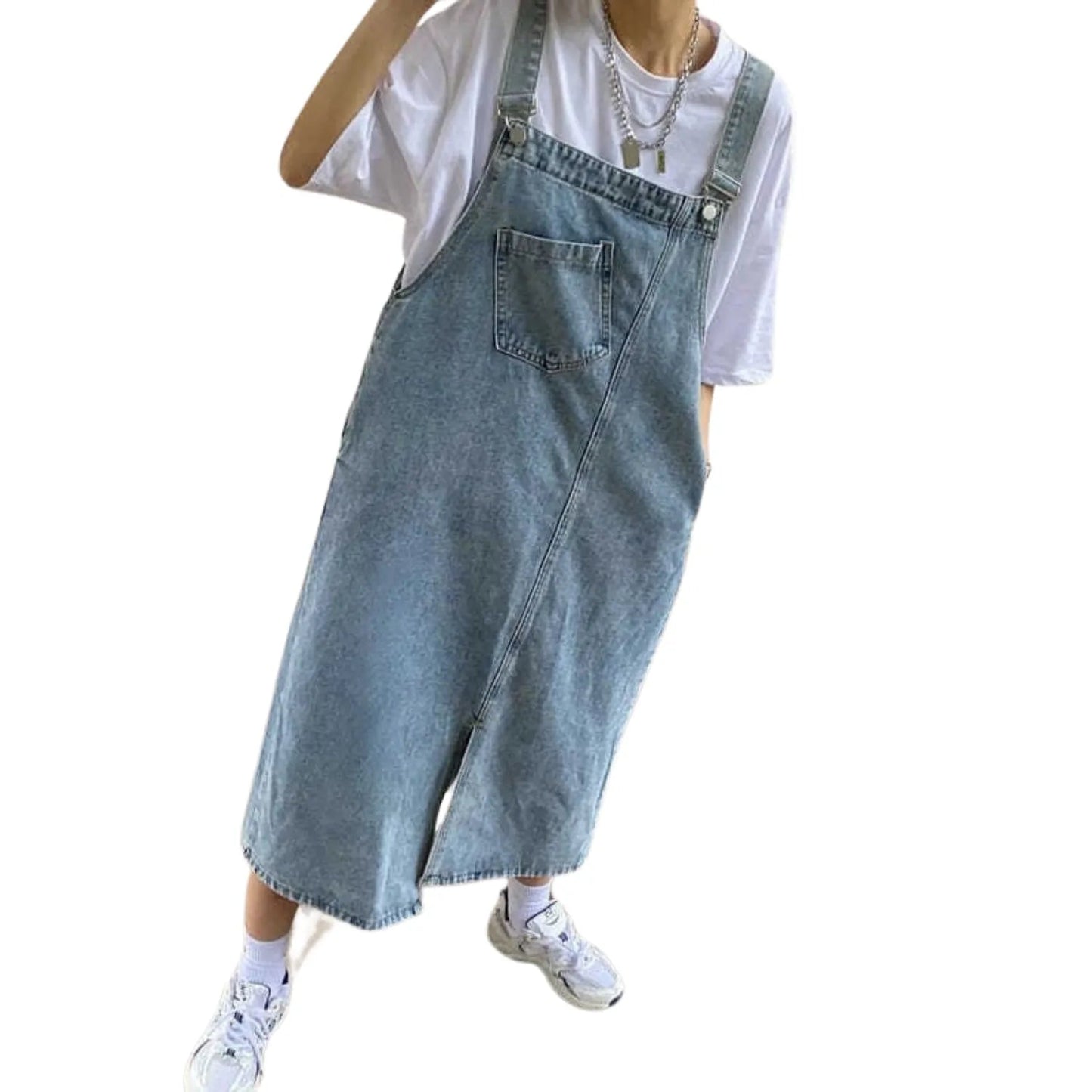 Salopette Robe Longue en Jean Décontractée pour Femme - Salopette Mania