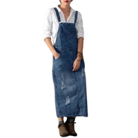 Salopette Robe Longue en Jean
