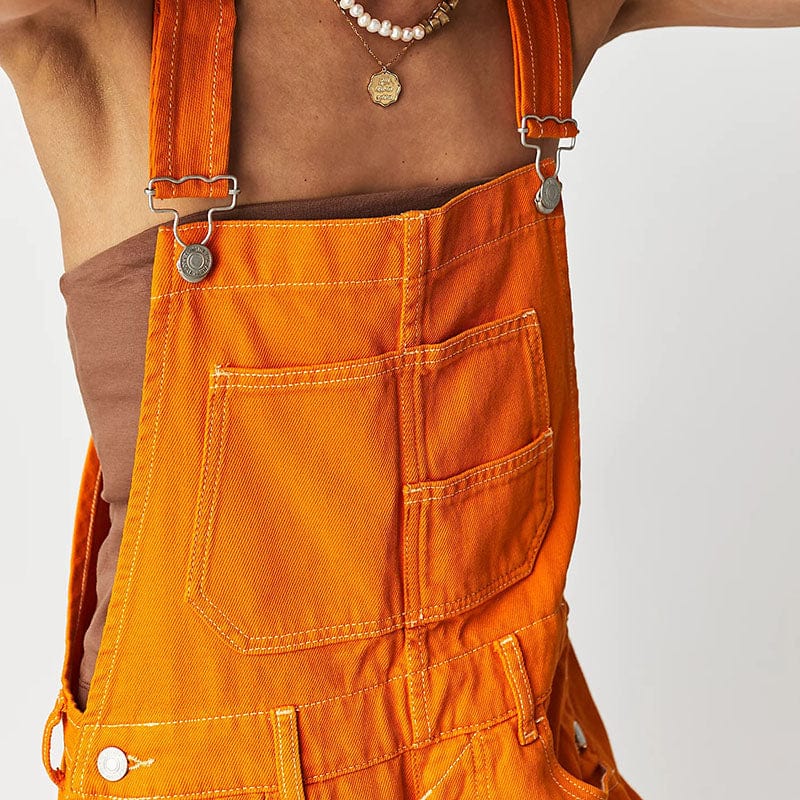 Salopette Short en Jean pour Femme - Look Urbain et Moderne - Salopette Mania