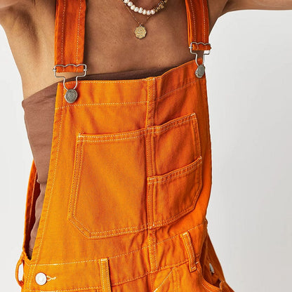 Salopette Short en Jean pour Femme - Look Urbain et Moderne - Salopette Mania
