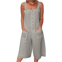Salopette Short en Coton pour Femme