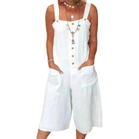 Salopette Short en Coton pour Femme