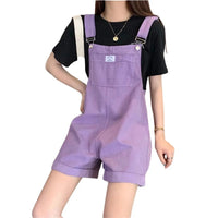 Salopette Short Denim pour Femme