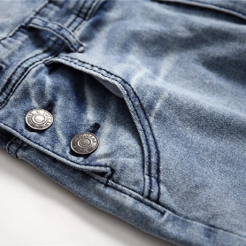 Salopette Slim en Jean pour Homme - Style Urbain et Moderne - Salopette Mania