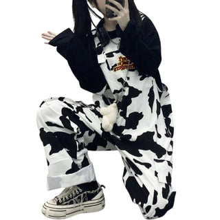 Salopette Streetwear Femme Style Vache – Légèreté et Originalité - Salopette Mania