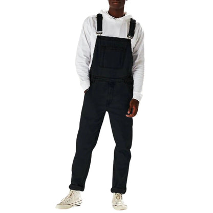 Salopette Streetwear Homme en Jean – Élégance Décontractée et Coupe Ajustée - Salopette Mania