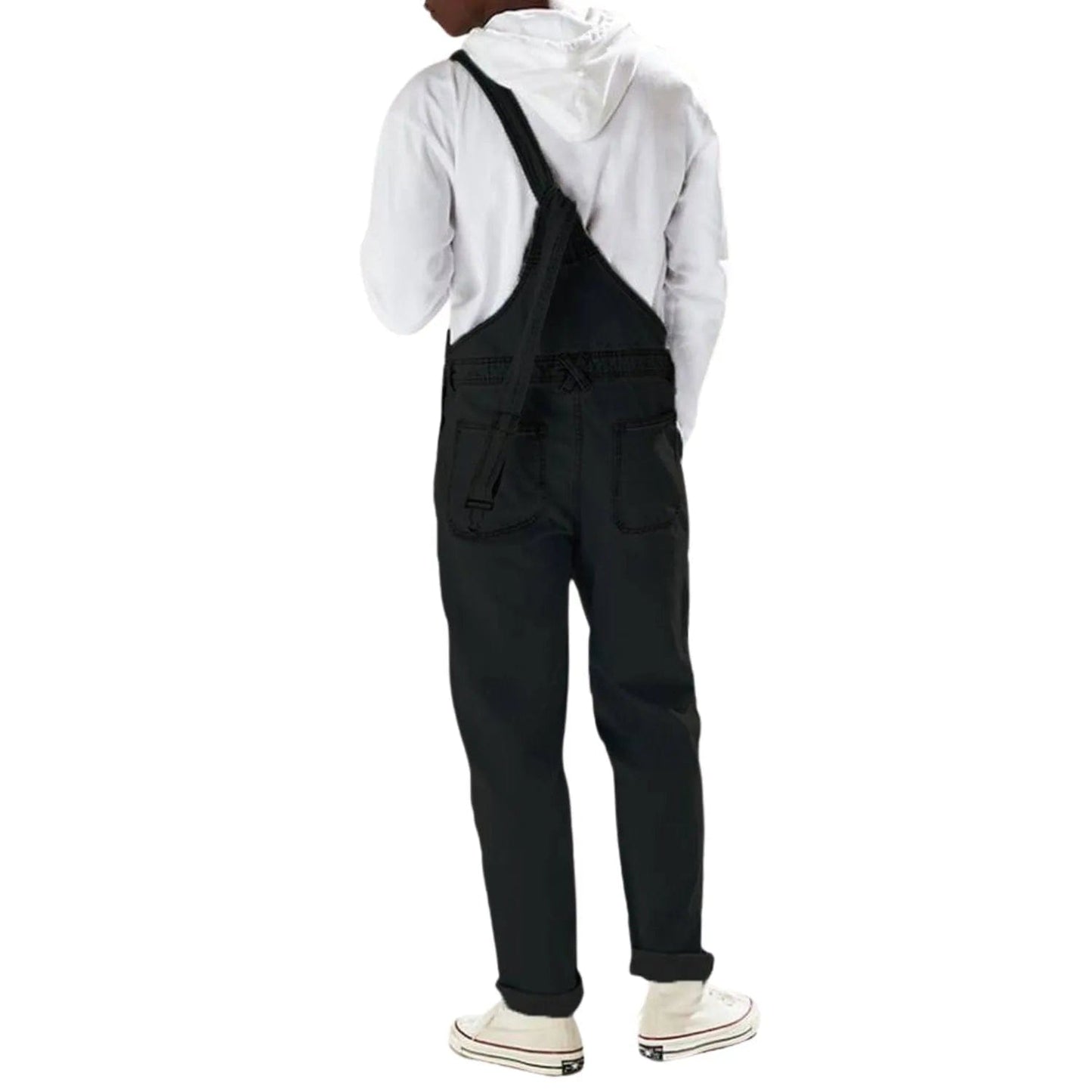 Salopette Streetwear Homme en Jean – Élégance Décontractée et Coupe Ajustée - Salopette Mania