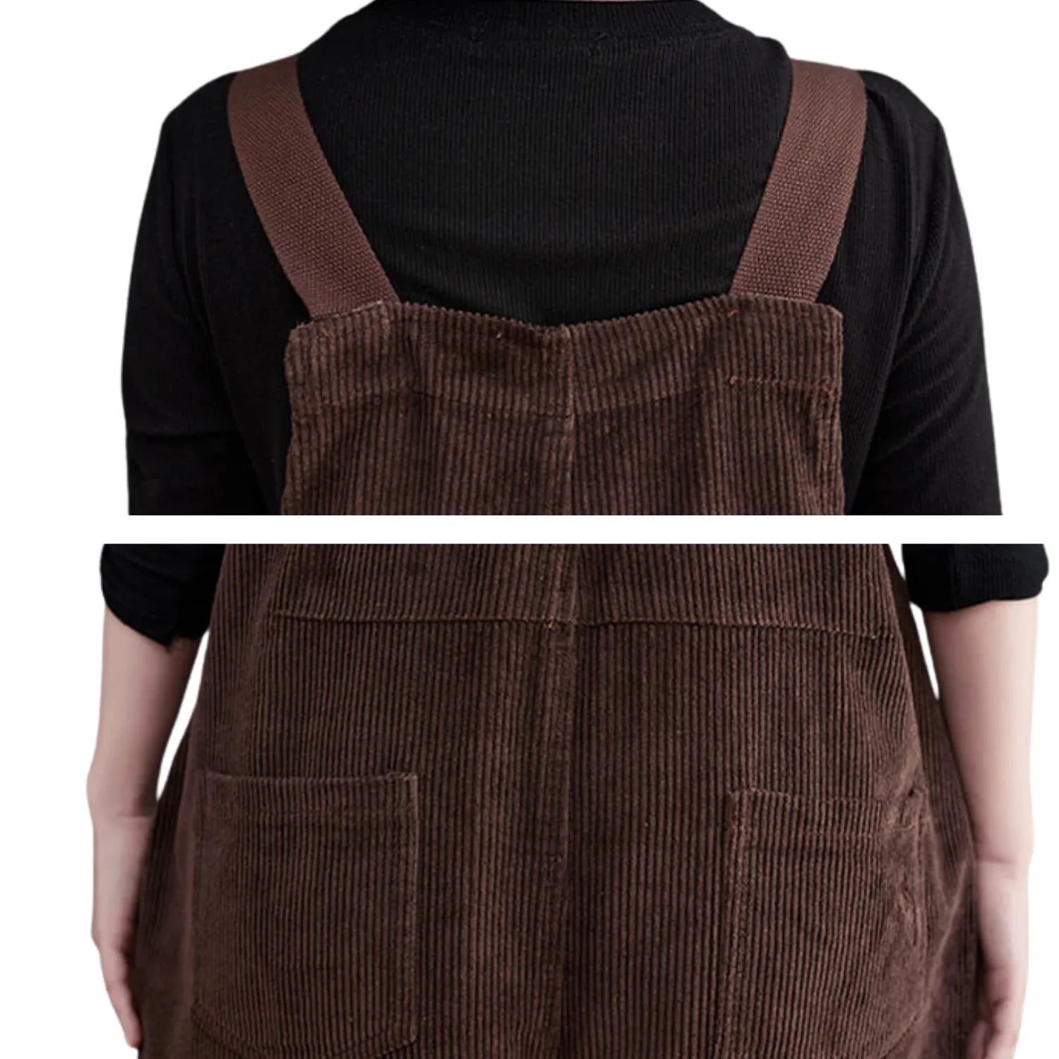 Salopette Vintage Café pour Femme - Élégance et Confort au Quotidien - Salopette Mania