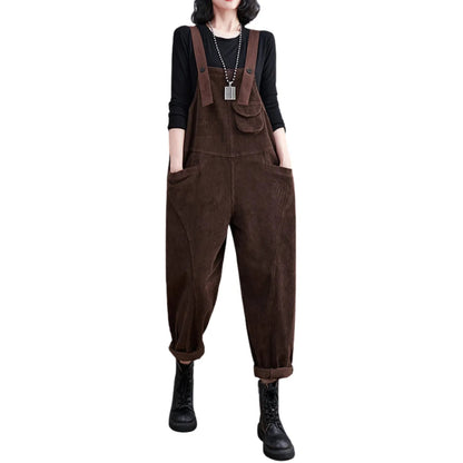 Salopette Vintage Café pour Femme - Élégance et Confort au Quotidien - Salopette Mania