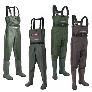 Waders de Pêche Étanches avec Bottes - Confort et Protection Totale - Salopette Mania