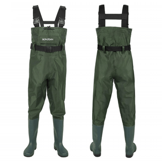 Waders de Pêche Étanches avec Bottes - Confort et Protection Totale - Salopette Mania