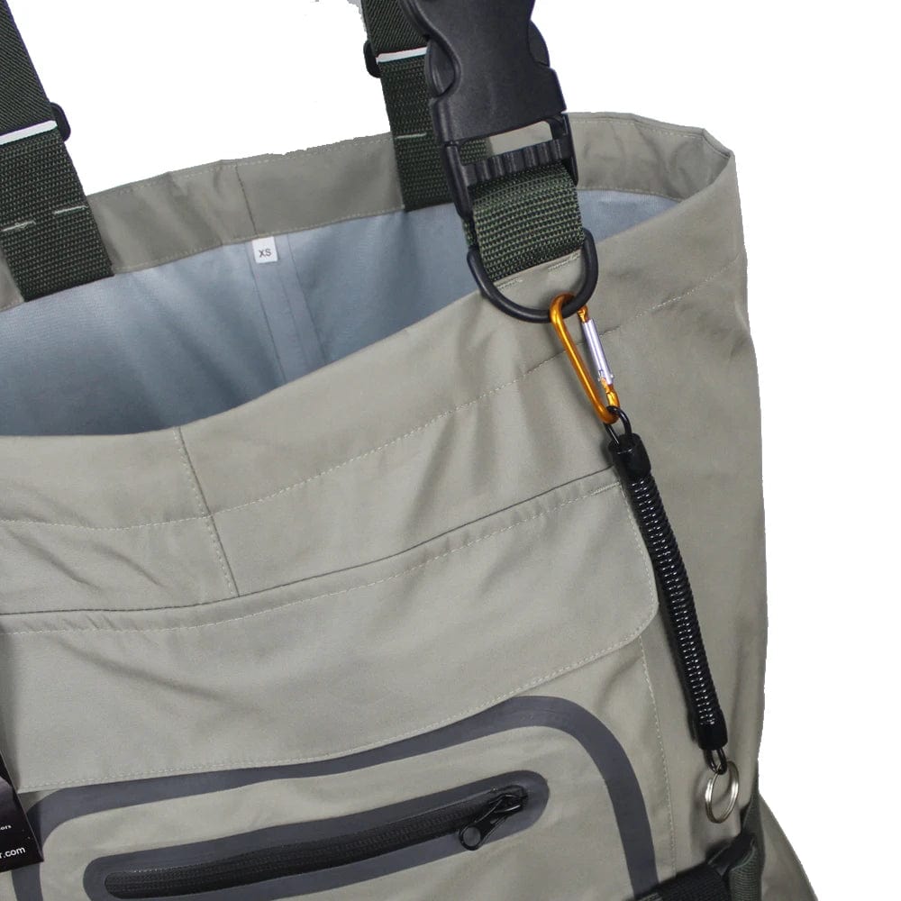 Waders de Pêche - Salopette Imperméable avec Poches Zippées et Ceinture Ajustable - Salopette Mania