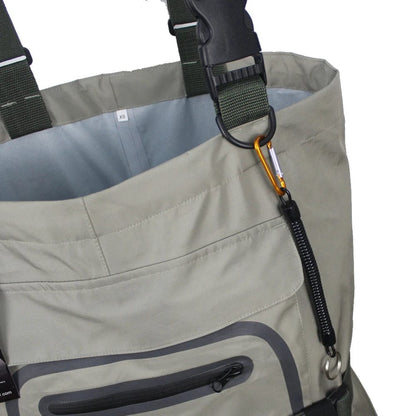 Waders de Pêche - Salopette Imperméable avec Poches Zippées et Ceinture Ajustable - Salopette Mania